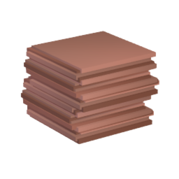 2 Colored Varied Stacks - Short