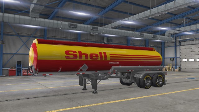 SCS Fuel Tanker FULL COLOR PAINT Shell Oil Skins