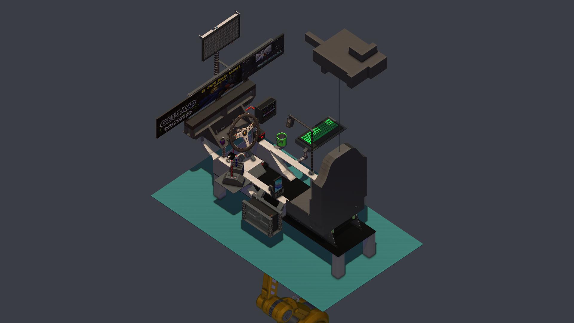 SimRig hide and seek