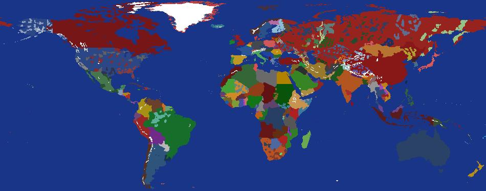 World Map - THE FALL OF ALL COLORS (1991)