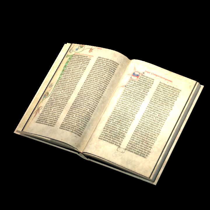 Book, Medieval (Angled)
