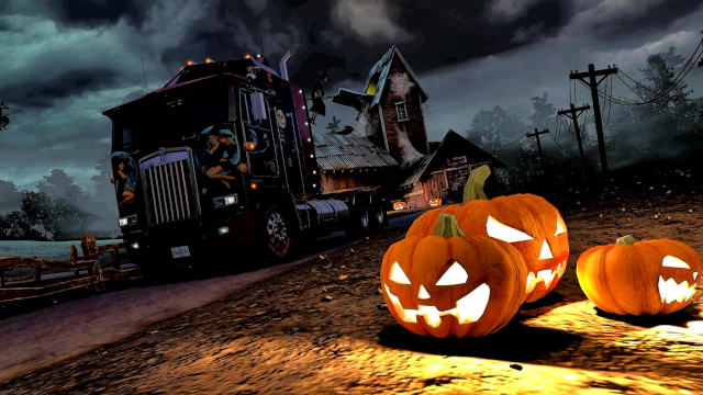 Kenworth K100 Halloween Paint Skins