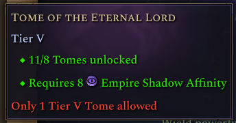 Modded Tier V Tome Block Fix