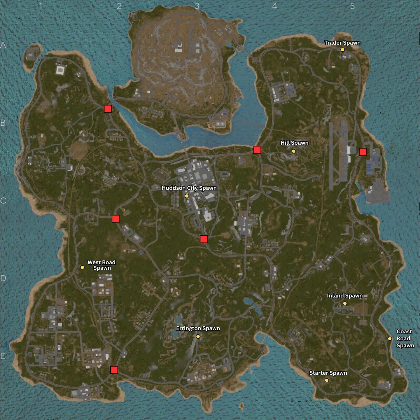Steam Community :: Guide :: HumanitZ Map Guide