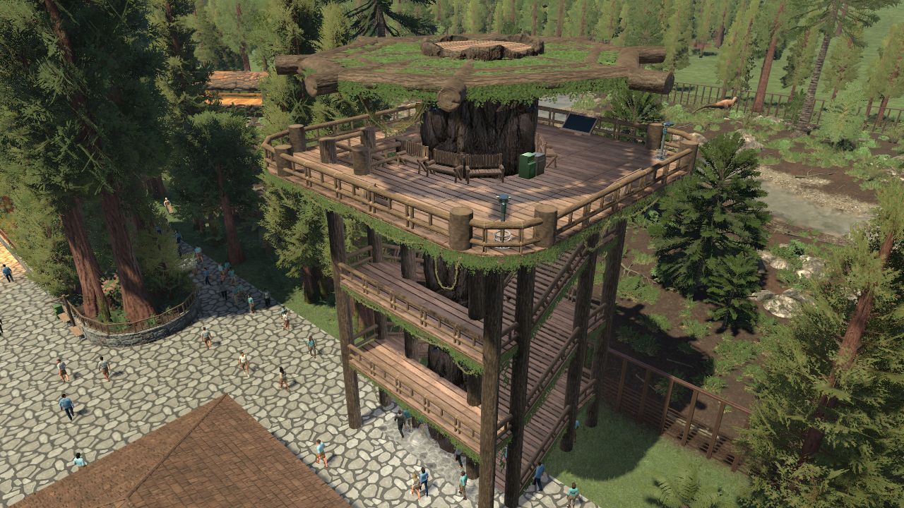 Log Viewing Tower (Rustic Theme)