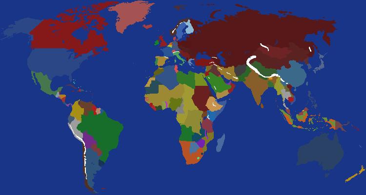 World Map Classic COLD WAR (1946)