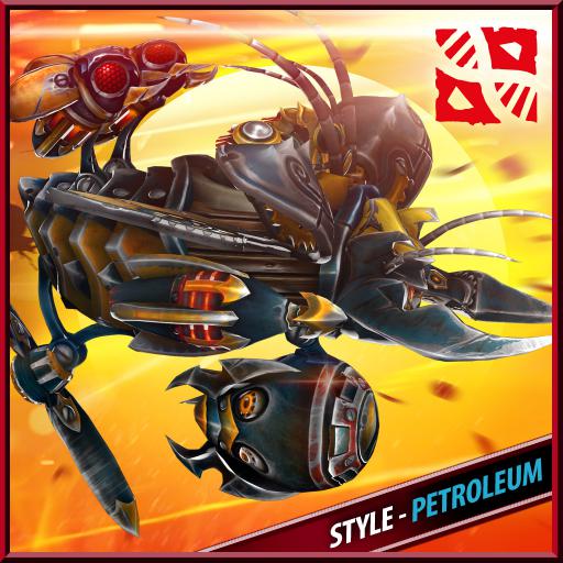 Beatle Battle Copter - Missile - Petroleum