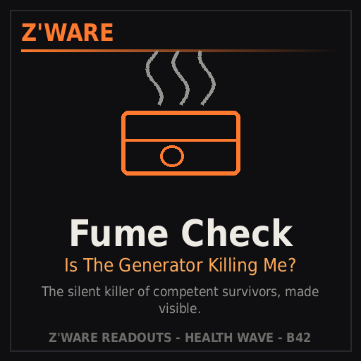 Z'Ware Fume Check: Is The Generator Killing Me? [B42]