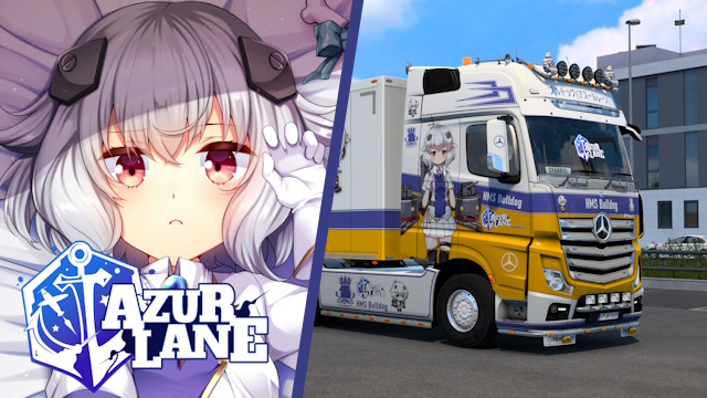 Mercedes Actros MP4 HMS Bulldog - Azur Lane [Combo Skin]