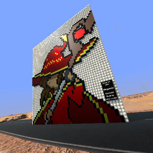 Megumin Block Art