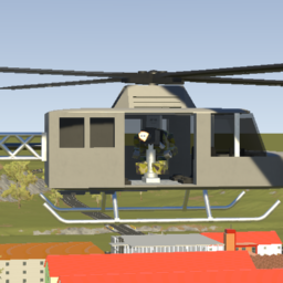 TH-3 Conquest Helicopter (gunship, 352 bricks)