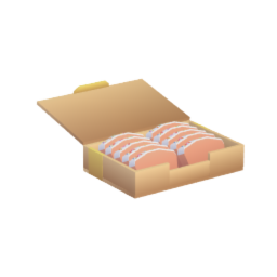 Box of Funfetti gourmet cake bread
