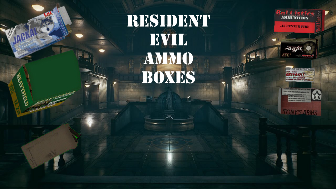 Resident evil Ammo Boxes
