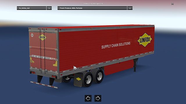 Linfox Company Trailer - Red