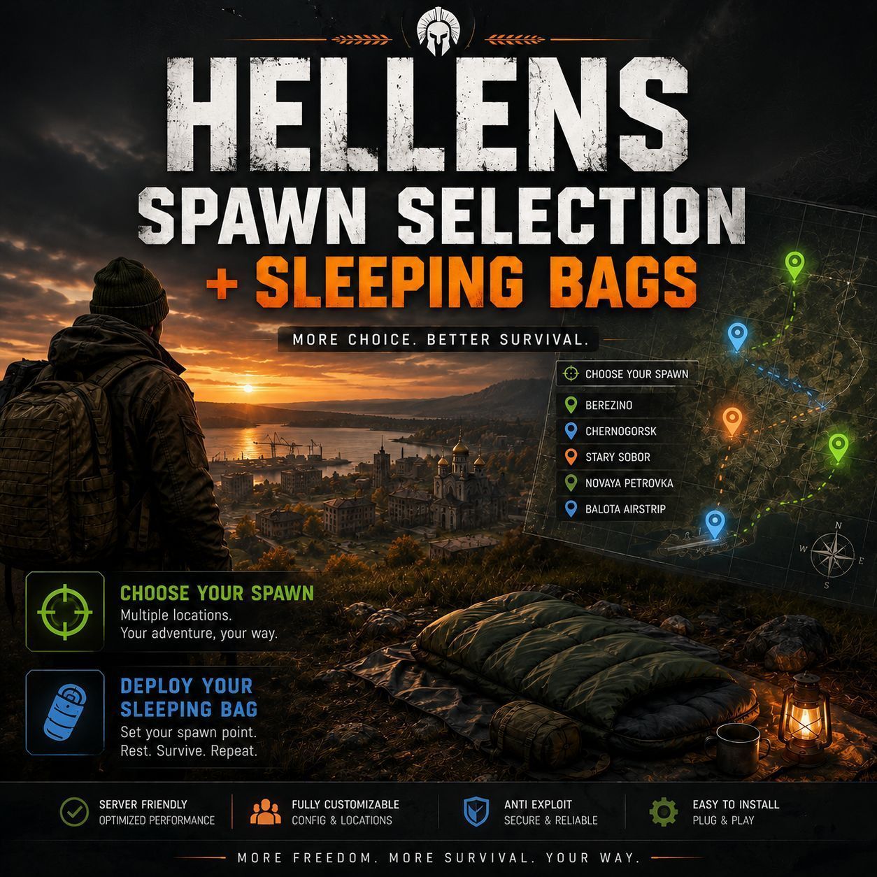 Hellen's Spawn Select + Sleeping Bags