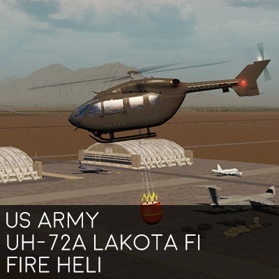 US Army UH-72A Lakota (fire helicopter)