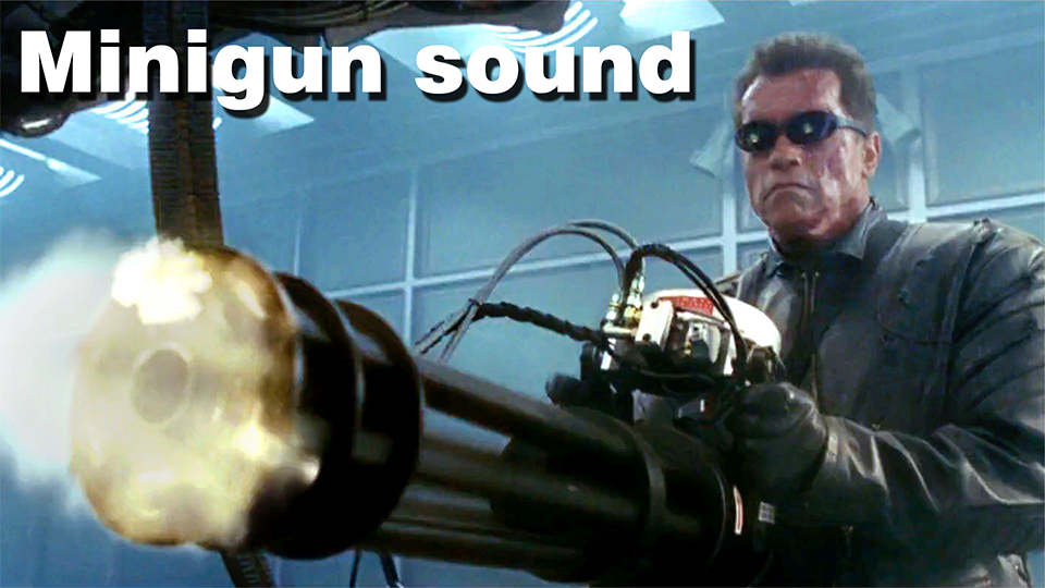 Minigun sound