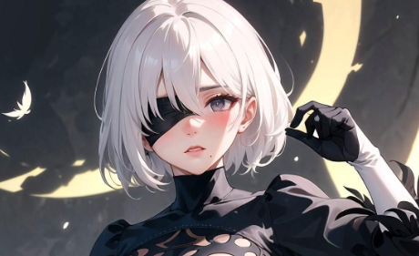 R-18 Yorha 2B (Nier Automata) Loading screen 8
