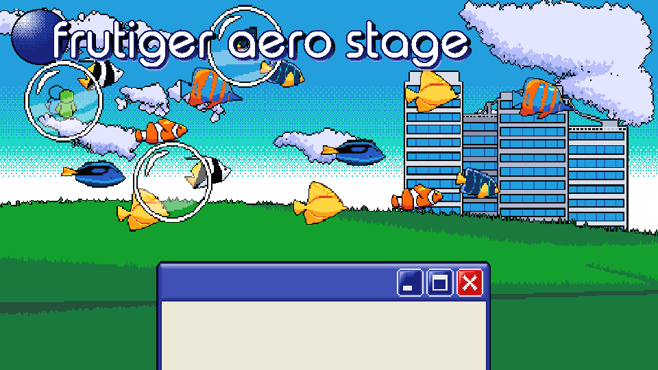 Frutiger Aero Stage