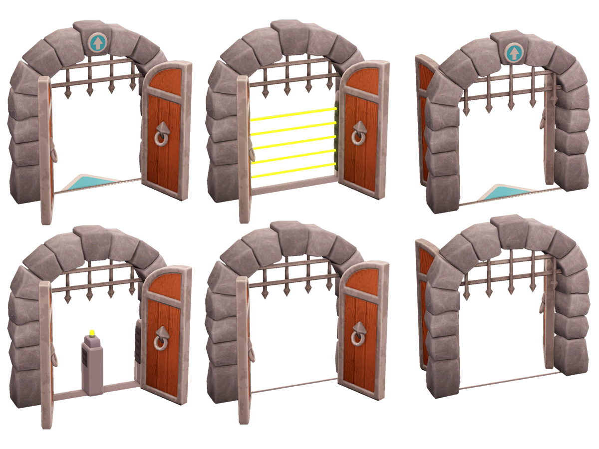 Castle Archway Collection (Fantasy Finds DLC Required)