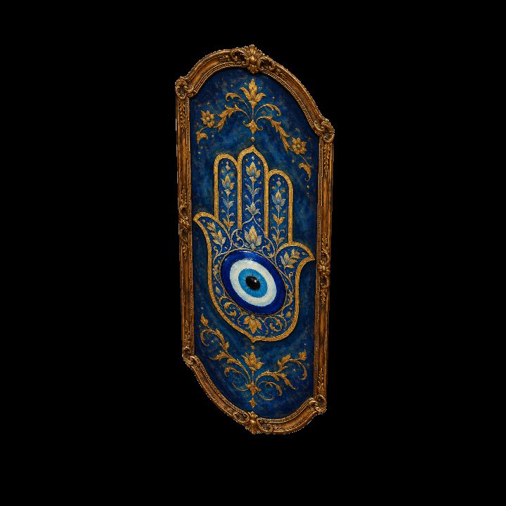 Painting, Hamsa Ward vs. Evil Eye {2D}