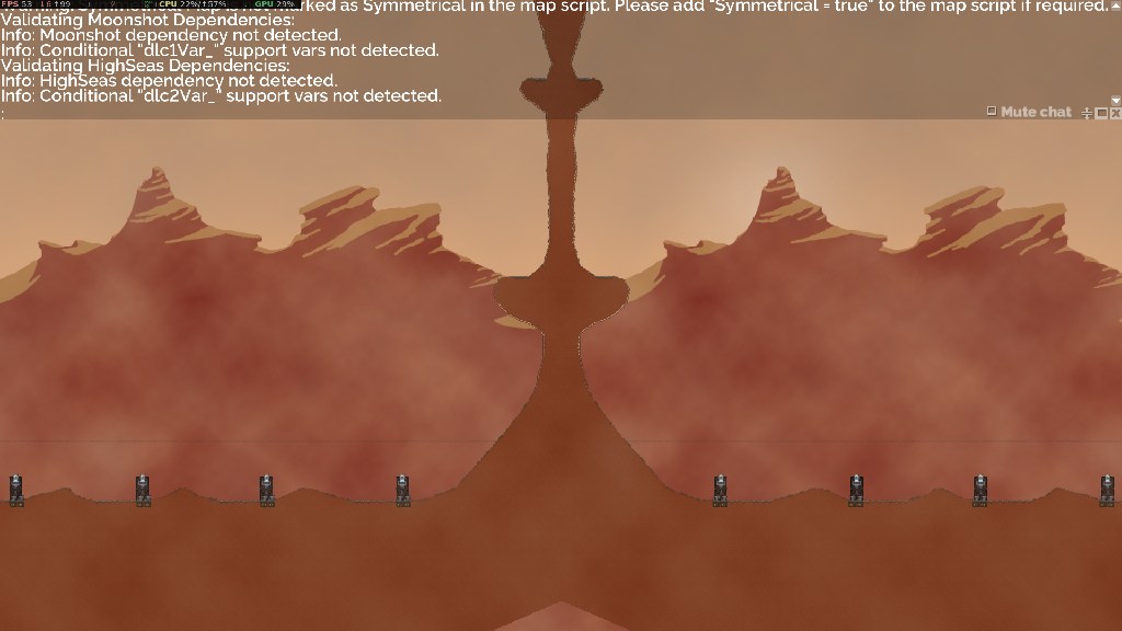 Desolate 4v4 flying forts