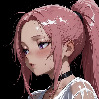 Girl | Dark Background | Dark / Colored Versions | 4K preview