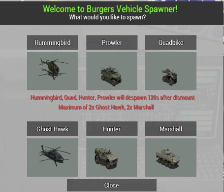 [BGR] - Simple Vehicle Spawner