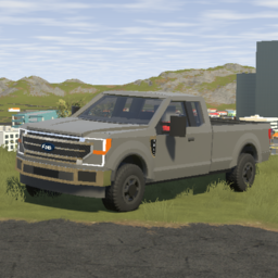 2020 Ford F-250 Extended Cab SRW [Low Poly]