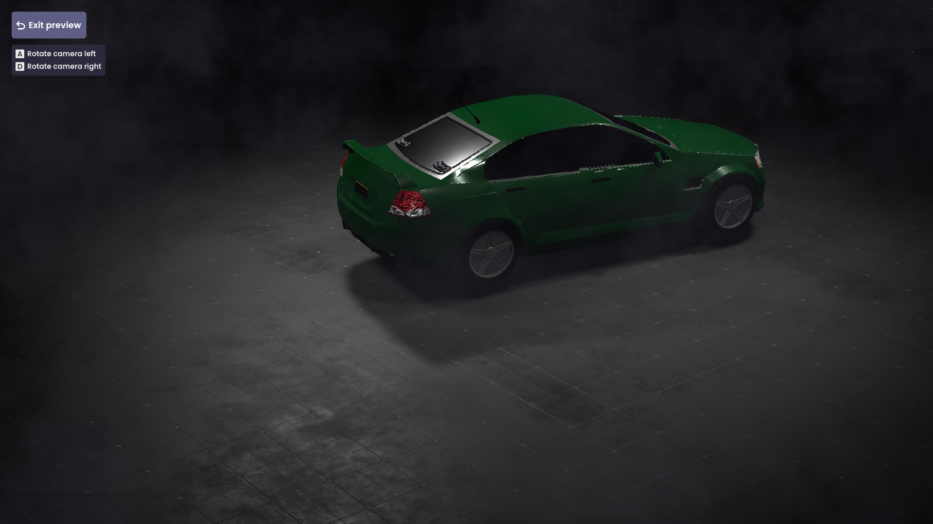 NSW Police Green Unmarked Commodore preview