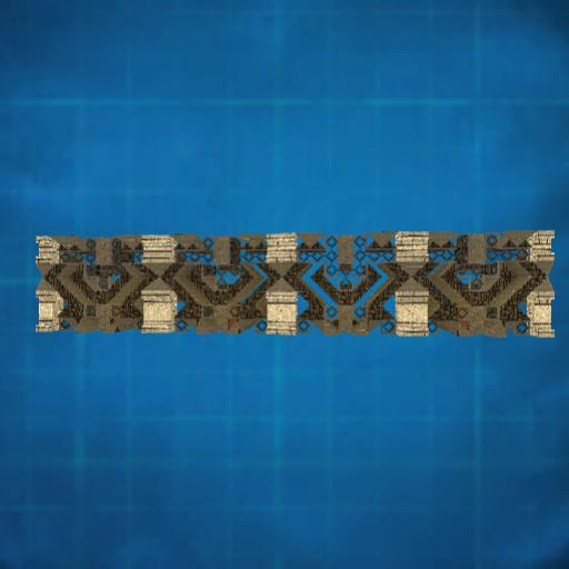 BANZ dwarven wall ornament deep four in a row