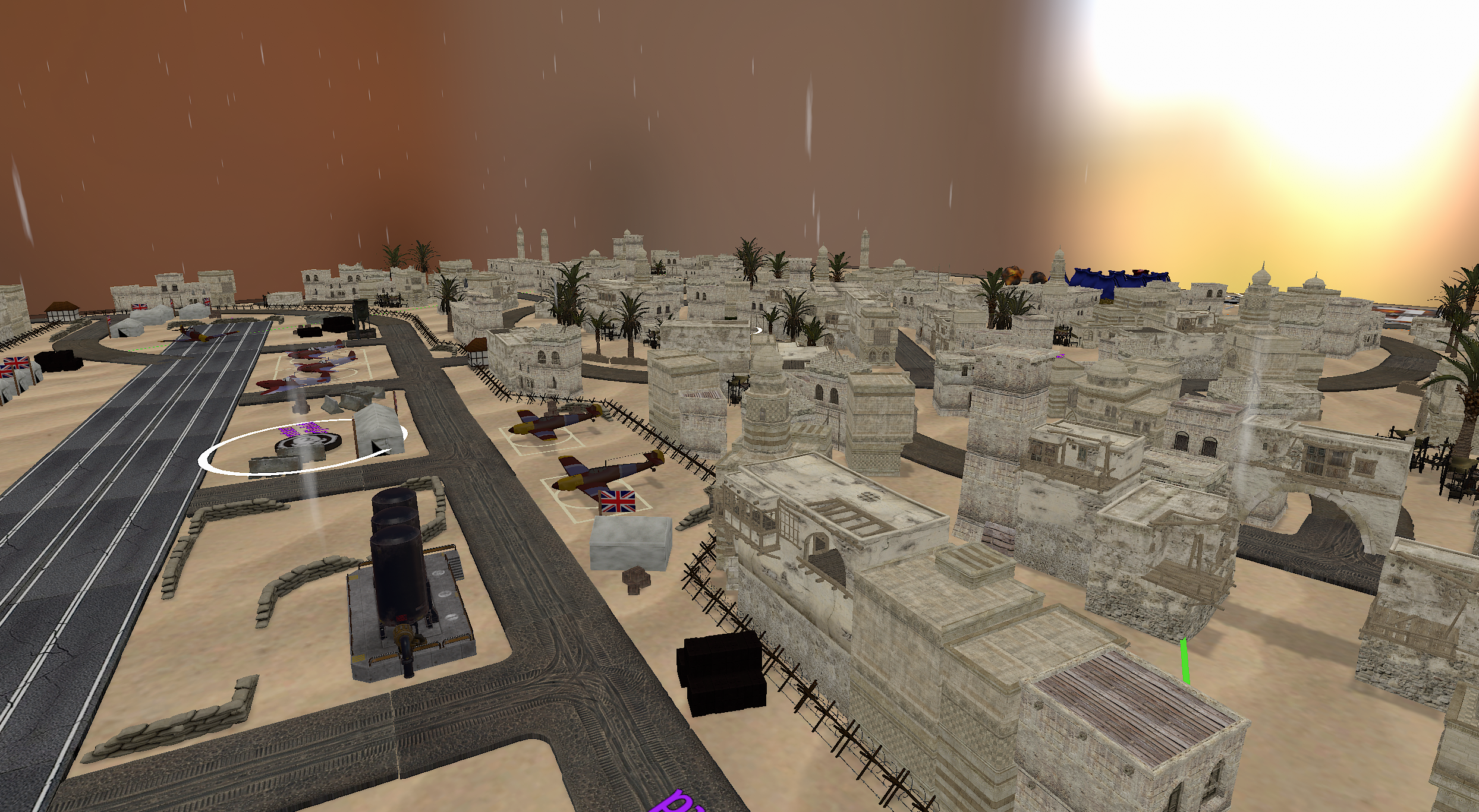 Flame of War Mission Table - Airfield