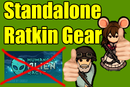 Standalone Ratkin Gear Patch mod preview for RimWorld