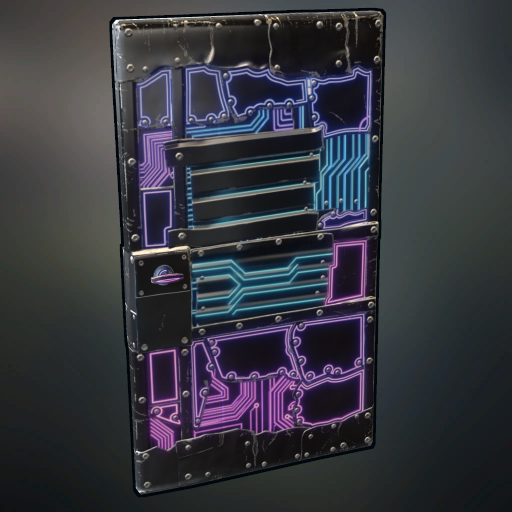 CyberKnightsSingleSheetDoor