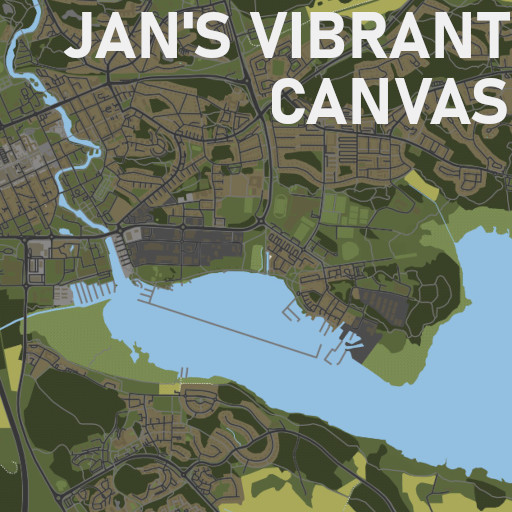 Jan's vibrant canvas