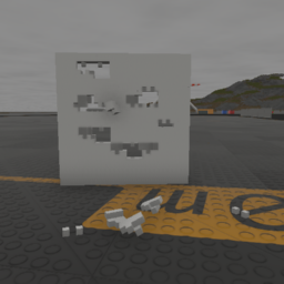 Realistic Teardown Foam Wall