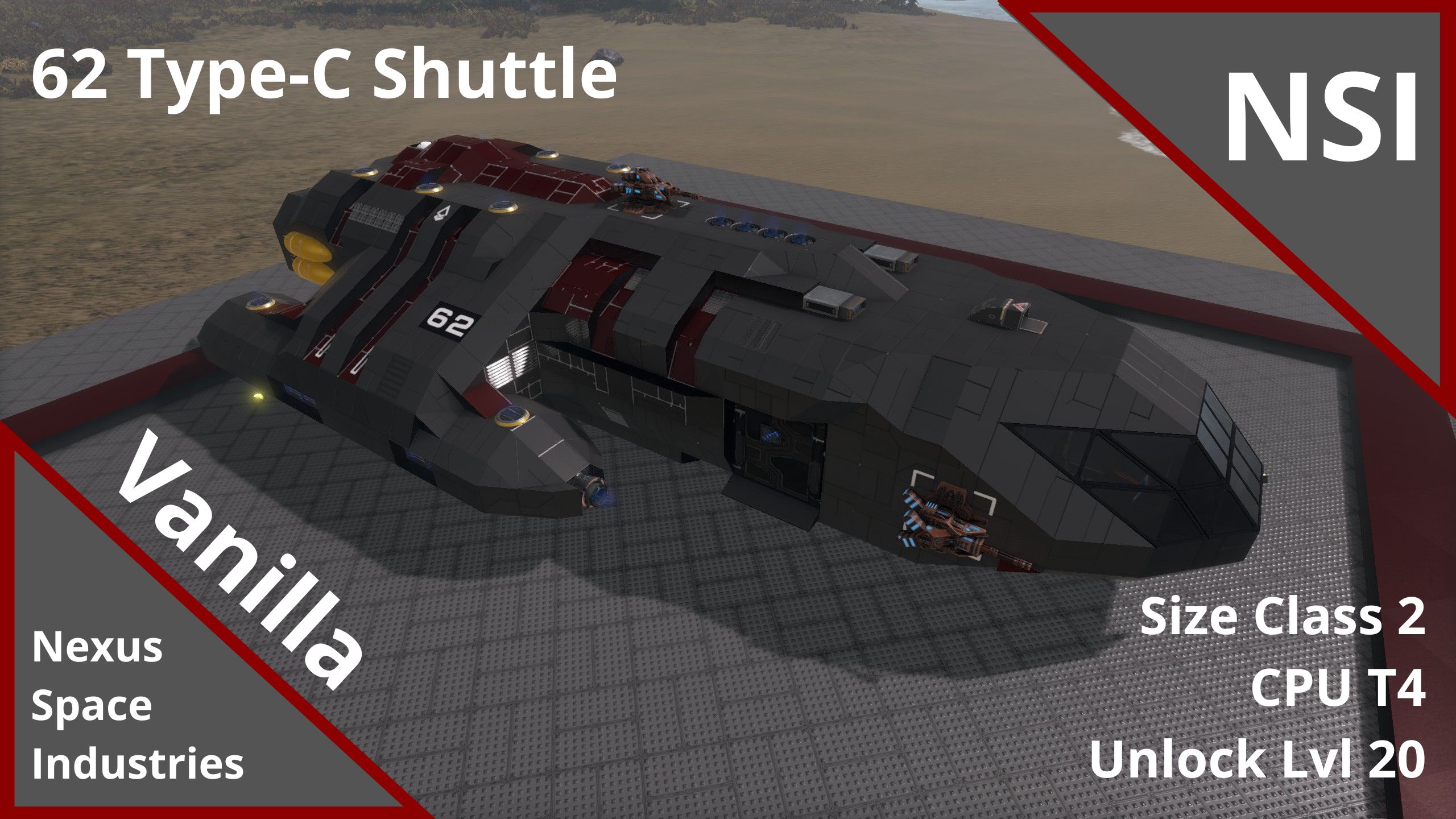 62 Type-C Shuttle (Vanilla)