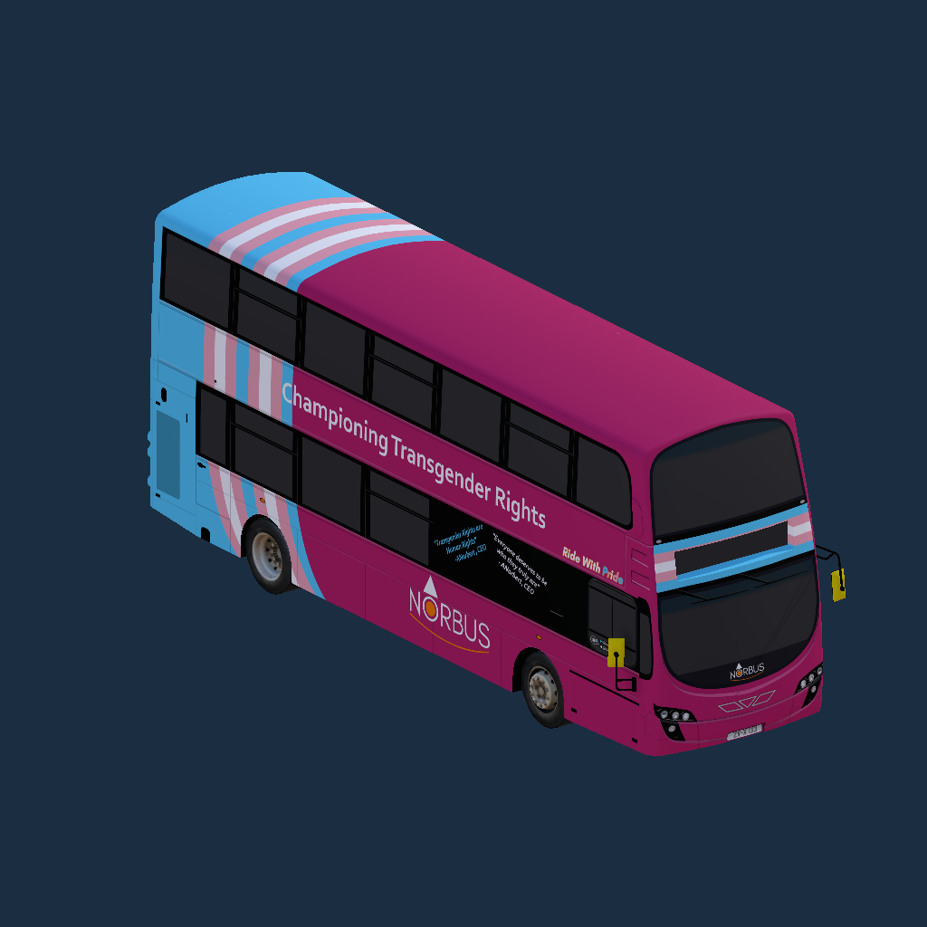 Wright Eclipse Gemini 1 B7TL Refurbished NorBus Trans Pride Branded
