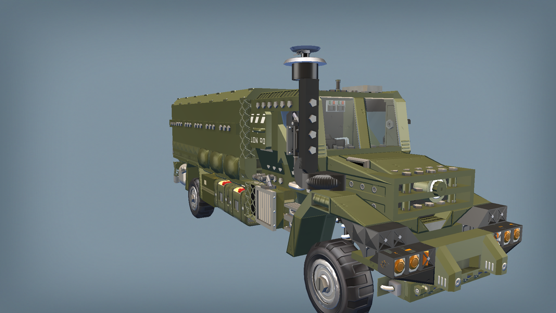 Military truck mercedes Zetros (no mods)
