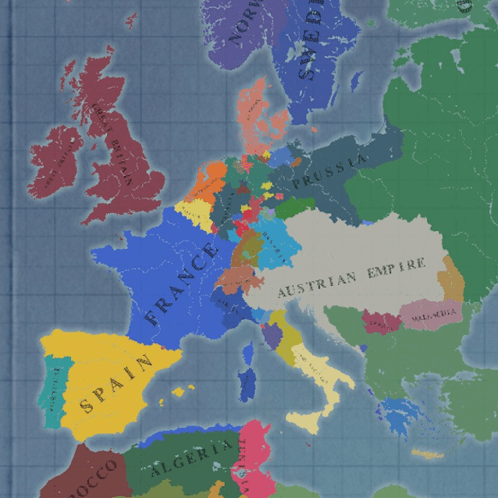 Victoria style map, Map background