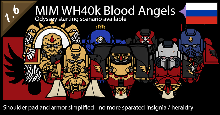 MIM Warhammer 40k Blood Angels RUS