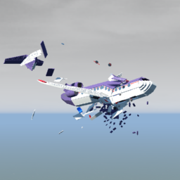 Softbody AIR LINER Yak-42 Lion Air Breakup