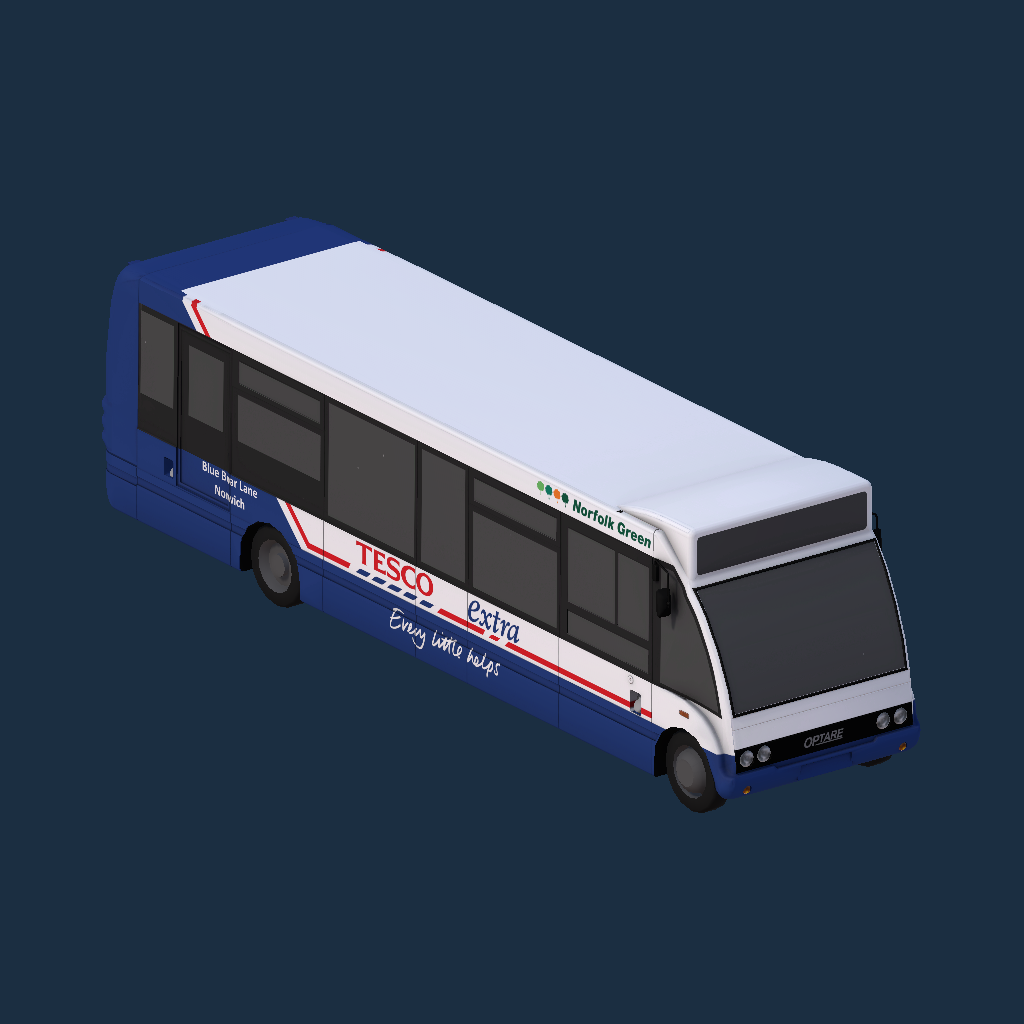Optare Solo M950SE Norfolk Green Tesco Extra Branded