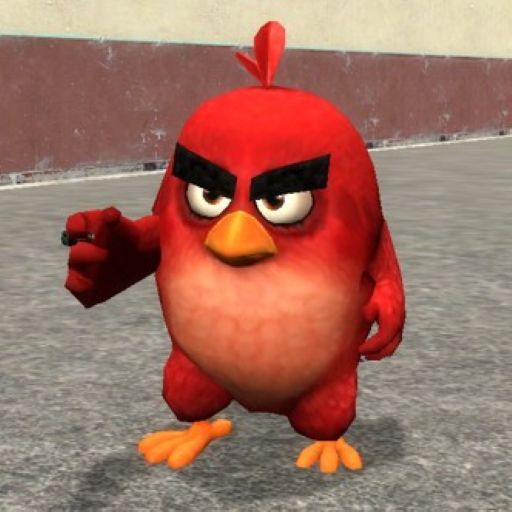 Red Player Model & NPCs (Angry Birds Movie)