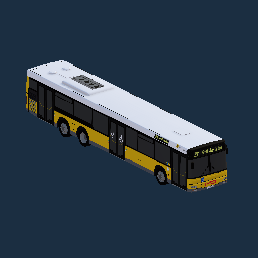 BVG - MAN NL 313-15m - großes BeBerlin (IST)