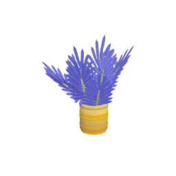 A Pot with Feathers