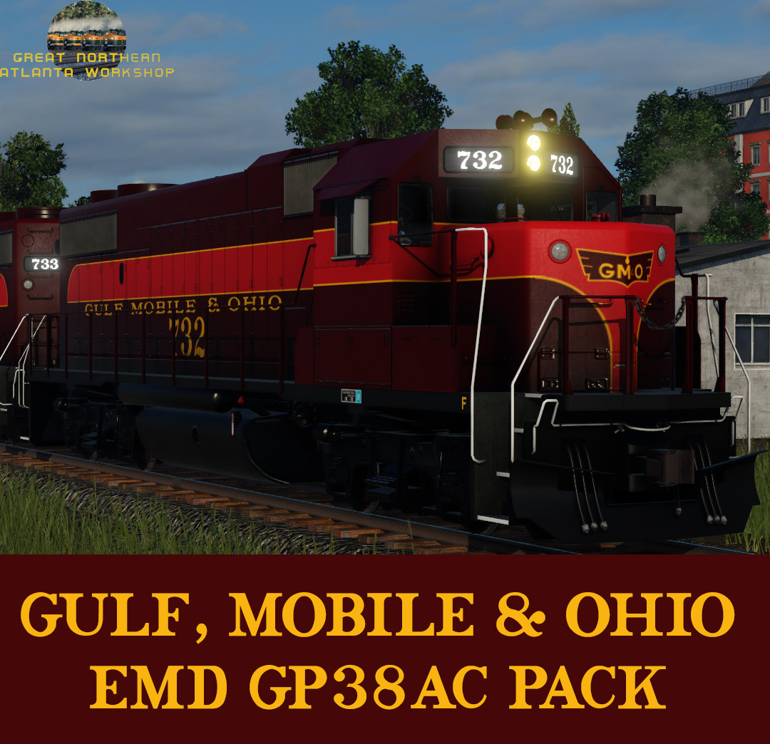 Gulf, Mobile & Ohio EMD GP38AC Pack