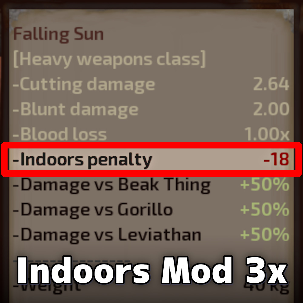 Indoors Modifier 3x