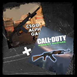 CSGO Alpha Galil on COD:MWR Animation Set