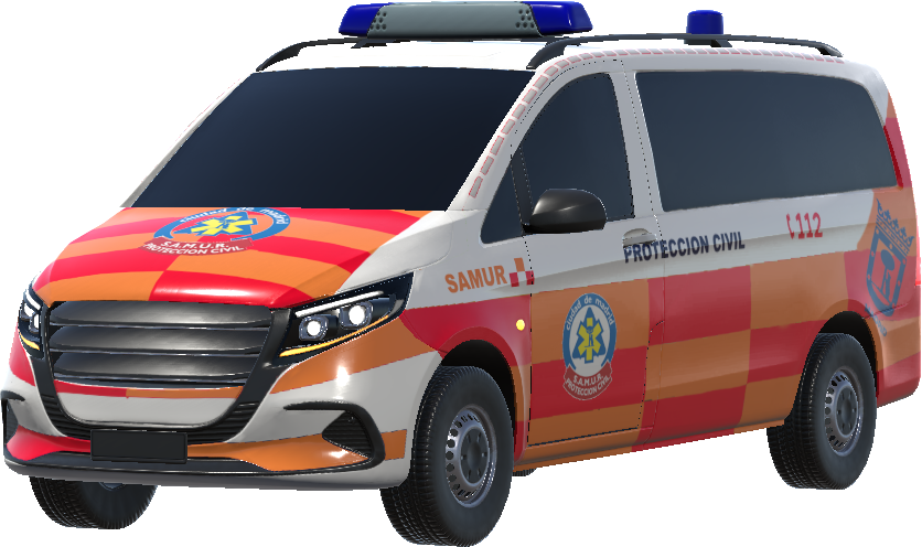 Spanish Madrid SAMUR RRV / VIR SAMUR Madrid (españa)